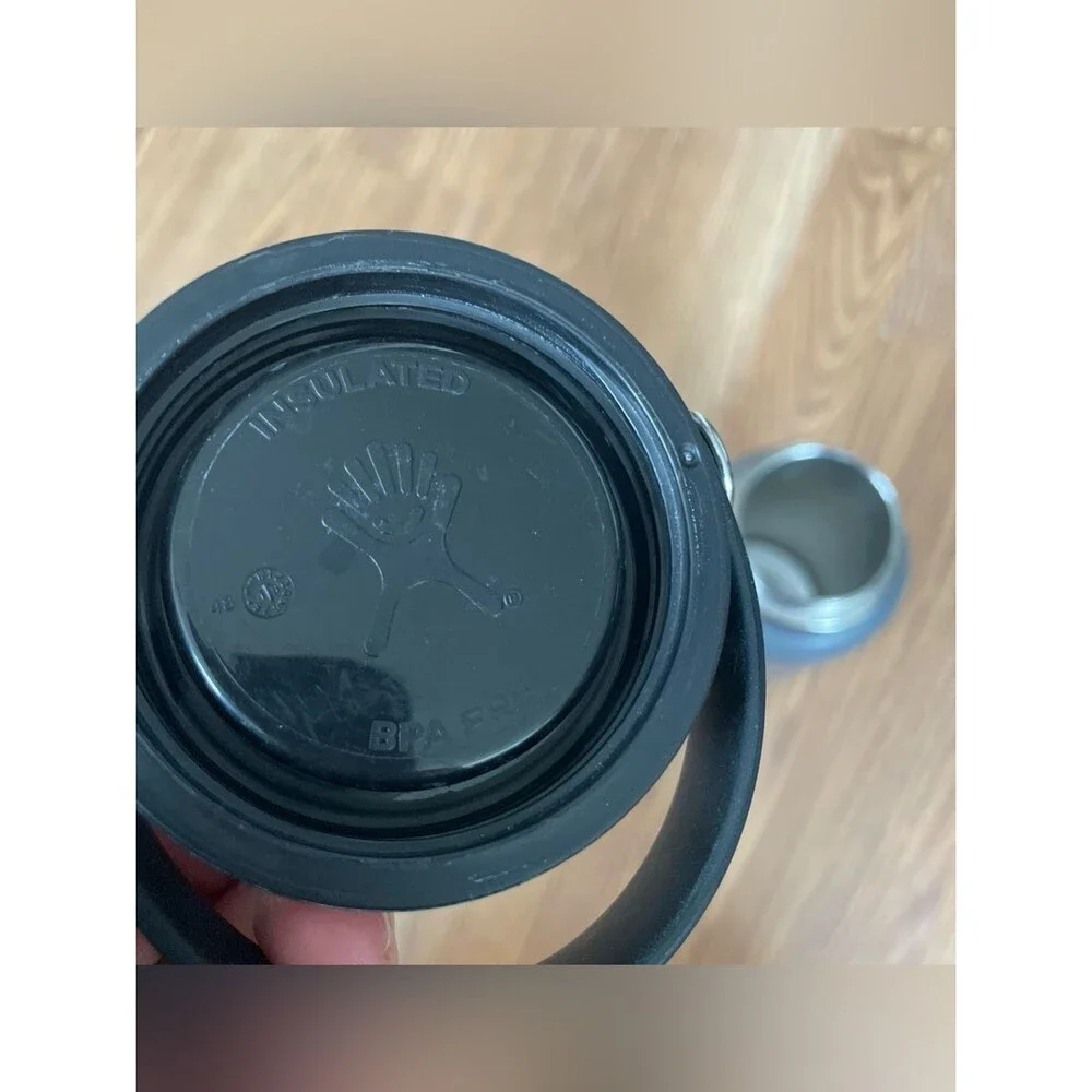 Hydro Flask 32oz Water Bottle Wide Mouth Flex Cap Insulated Stainless Stone Gray